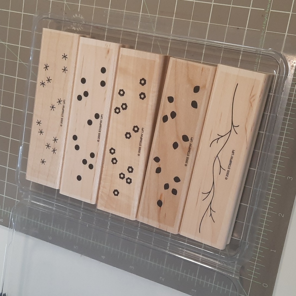 Just Vine rubber Stampin Up set